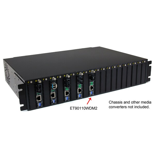 Startech.Com 10/100 Ethernet Single Mode WDM Fiber Media Converter Kit SC - ET90110WDM2