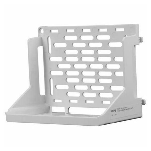 On Q On-Q Shelf Mounting Bracket - For Enclosure - White - 10 lb Load Capacity - Plastic - 1 Pack - AC1060