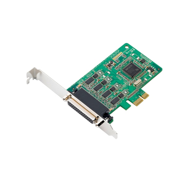 Moxa 4Port Pcie Board, W/ Db25M Cable, Rs-232/422/485, Lowprofile - CP-114EL-DB25M