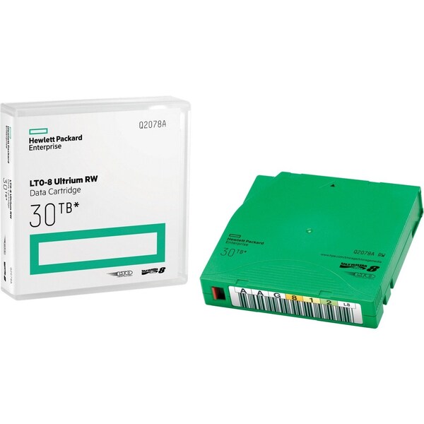 Hpe LTO-8 30TB RW Non Cust Lbl 20 - Q2078AN