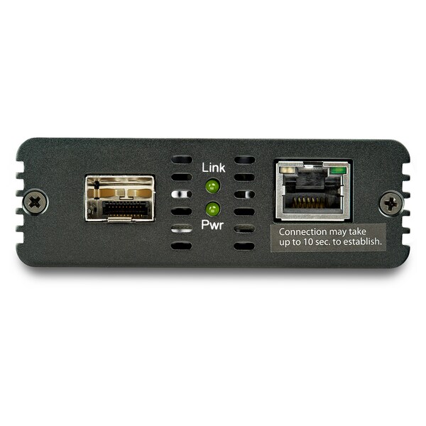 Startech.Com 10Gb Ethernet Fiber Media Converter with Open SFP+ Slot - MCM10GSFP