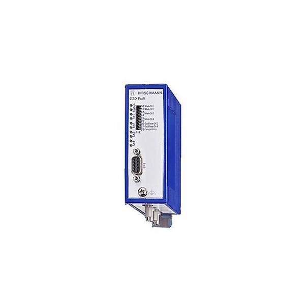 Hirschmann OZD Profi 12M G12 - 2 x optical: 4 sockets BFOC 2.5 STR; 1 x electrical: Sub-D 9-pin, fe - 942148002
