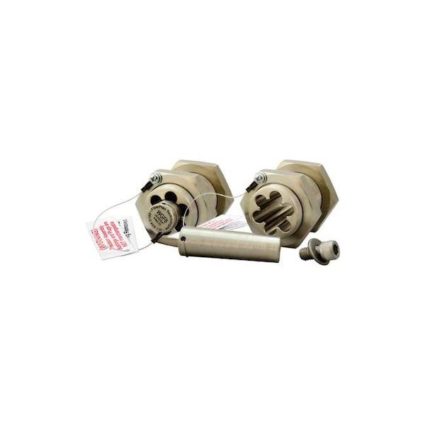 Patton Waveguide Filter with removable plug for pre-terminated fibers, 44.2GHz Cutoff, 6 bores, i - WGF-461