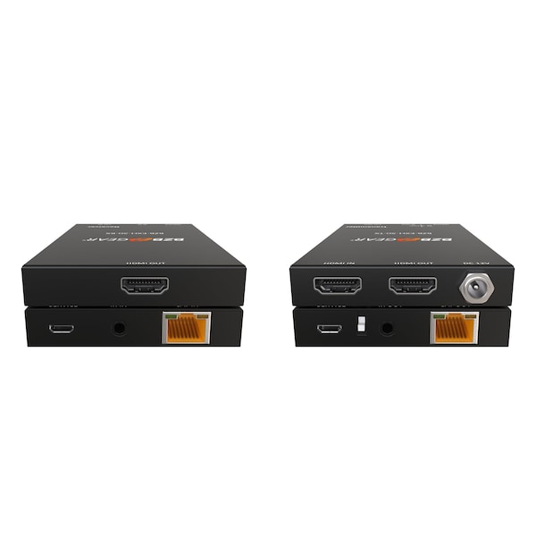 Bzbgear 4K/UHD HDR HDMI Extender Over Single Cat6/7 up to 165ft with IR and HDMI Loop Out - BZB-EXH-50