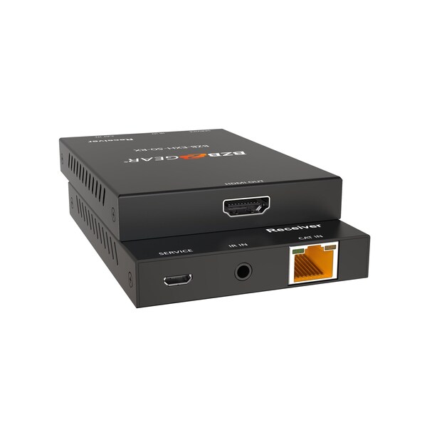 Bzbgear 4K/UHD HDR HDMI Extender Over Single Cat6/7 up to 165ft with IR and HDMI Loop Out - BZB-EXH-50