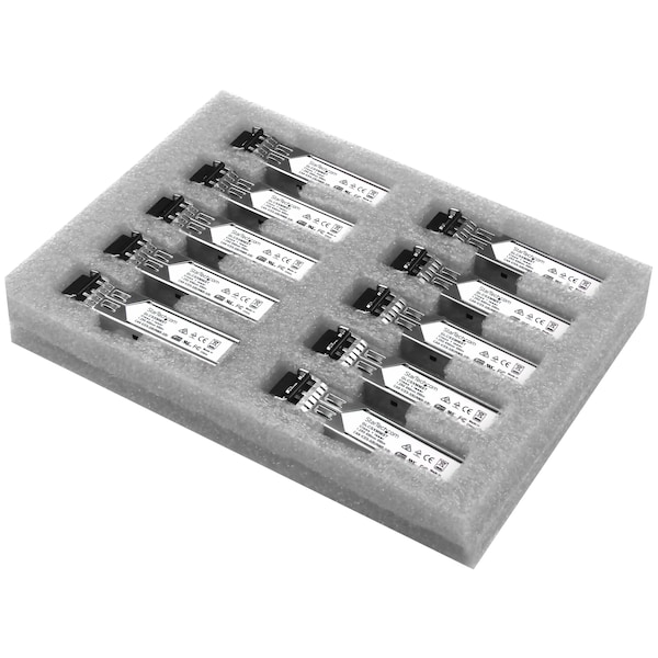 Startech.Com 10 Pack - Gb Fiber SFP - MM LC - Cisco GLC-SX-MM Compatible - GLCSXMM10PST