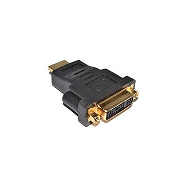 4Xem DVI Adapter Male-Female Single Link Hdmi Male to DVI Female - Black - 4XHDMIDVIMFA