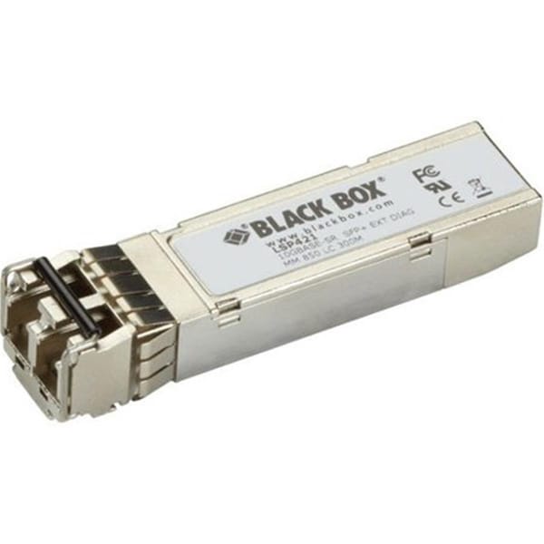 Serverusa 10 GB-SR SFP Plus 850 nm Multimode 300 m LC Media Converter - Black - SE3769219