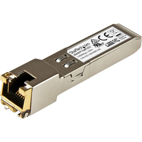 Startech.Com Gb RJ45 Copper SFP - Cisco Meraki MA-SFP-1GB-TX Compatible - MASFP1GBTXST