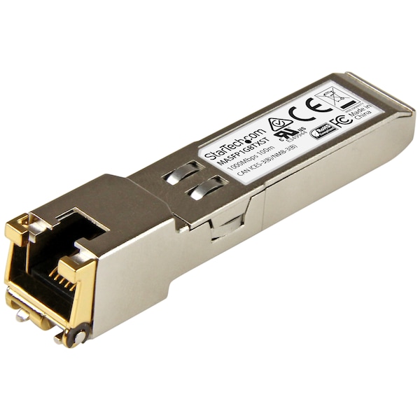Startech.Com Gb RJ45 Copper SFP - Cisco Meraki MA-SFP-1GB-TX Compatible - MASFP1GBTXST