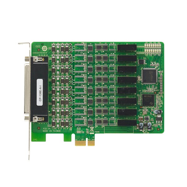 Moxa 8Port Pcie Board, W/O Cable, Rs-422/485, W/ Surge, W/ Isolation - CP-138E-A-I W/O CABLE