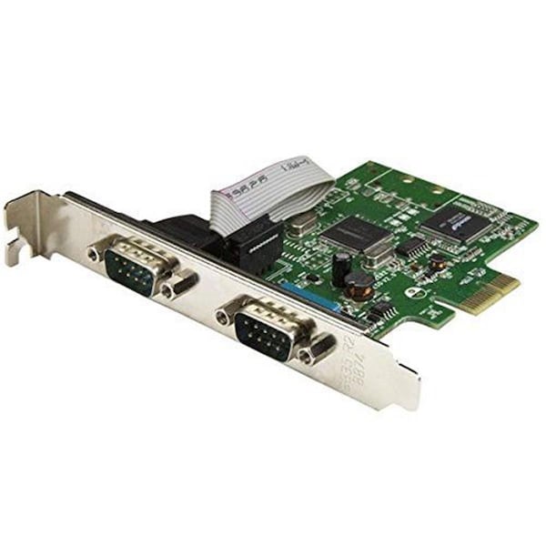 Ezgeneration 2Port PCI Express Serial Card with 16C1050 Uart RS232 Serial Card - EZ331196