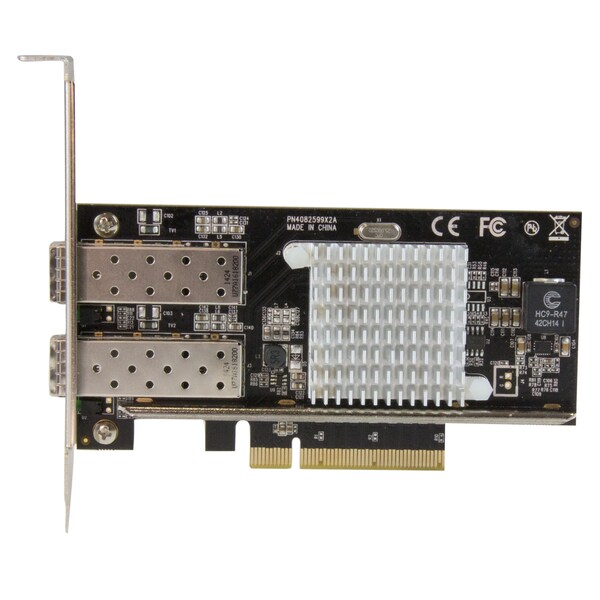 Startech.Com Dual-port 10GbE Fiber NIC w/ Open SFP+ and Intel 82599 Chip - PEX20000SFPI