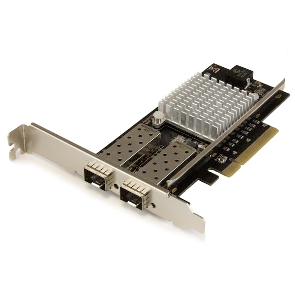 Startech.Com Dual-port 10GbE Fiber NIC w/ Open SFP+ and Intel 82599 Chip - PEX20000SFPI