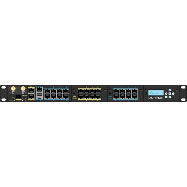 Lantronix LM83X LOCAL MANAGER, 24 SERIAL PORTS, LCD MODULE, 3 ETHERNET PORTS, INCLUDES LMS - 83X-24S-114-NAA