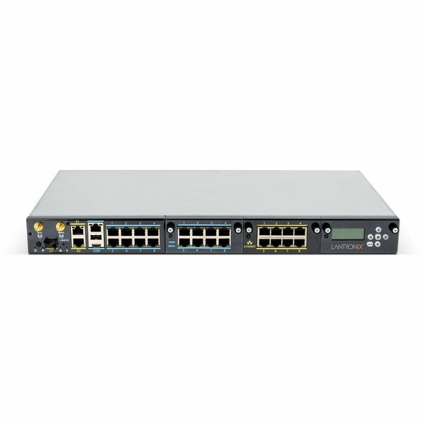 Lantronix LM83X LOCAL MANAGER, 24 SERIAL PORTS, LCD MODULE, 3 ETHERNET PORTS, INCLUDES LMS - 83X-24S-114-NAA