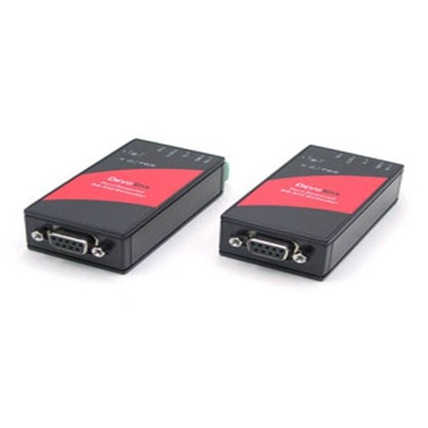Antaira Industrial High Speed RS-232 Over CAT-5 Extender up to 1.2KM with Surge Protection - SED-1010S