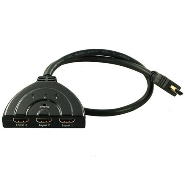 Cmple CMPLE 114-N HDMI 3 Ports Pigtail Switch- 3X1 - 114-N