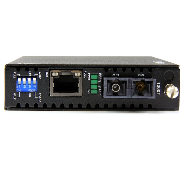 Startech.Com Gigabit Ethernet SM Fiber Media Converter SC 40 km - ET91000SM402