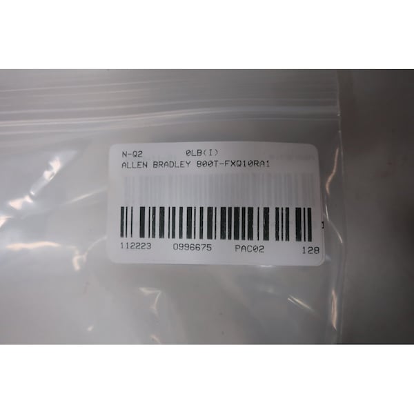Allen Bradley 800T-FXQ10RA1: Botón de pulsar-tirar ILUMINADO de 120V-AC 120V-DC - 800T-FXQ10RA1