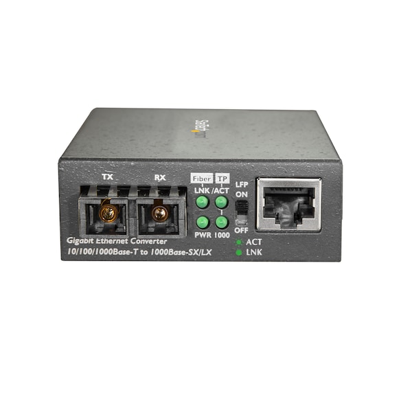 Startech.Com Fiber Media Converter - 550 m - MM - 1000Base-SX - MCMGBSCMM055