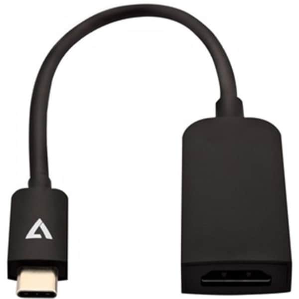 V7 UCHDMISL-1N USB-C Male to HDMI Female Black Slim Adapter - V7UCHDMISL-1N