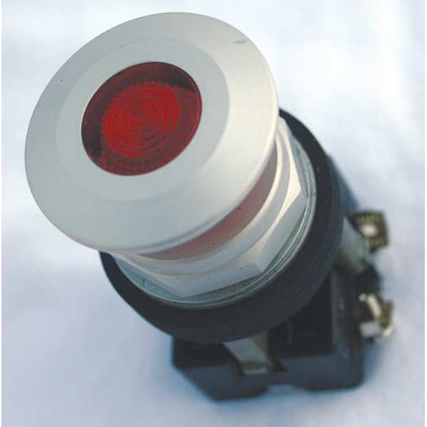 Botón de presión iluminado Eaton, 30 mm, 1NO/1NC, Rojo - HT8FBRABF3