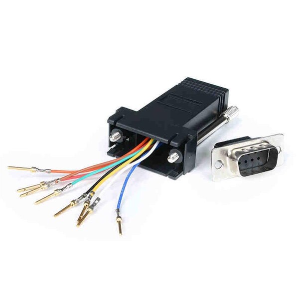 Ezgeneration Db9 To Rj45 Adapte - Db-9- M - - Rj-45- F - - Gray - EZ538217