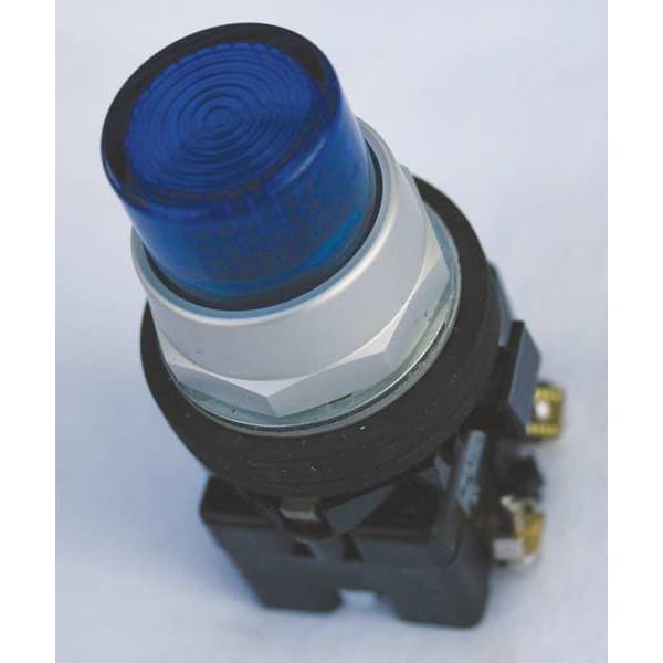 Botón de empuje iluminado Eaton, 30 mm, 1NC, Azul - HT8GBBAL1