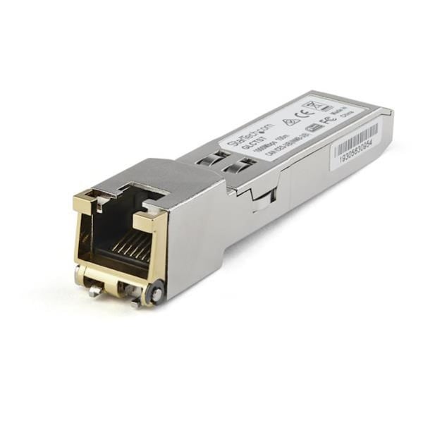 Startech.Com Dell EMC SFP-1G-T Compatible SFP - 1000Base-T - RJ-45 - SFP1GTEMCST