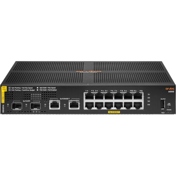 Hpe Aruba 6000 12G CL4 2SFP 139W S - R8N89A