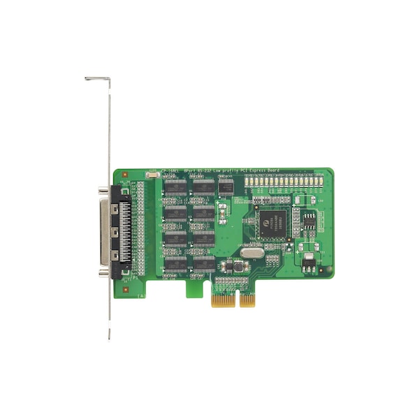 Moxa 8Port Pcie Board, W/O Cable, Rs-232, Low Profile - CP-168EL-A W/O CABLE