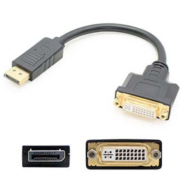 Skilledpower Black Display port Adapter - 7.9 in. - SK530047