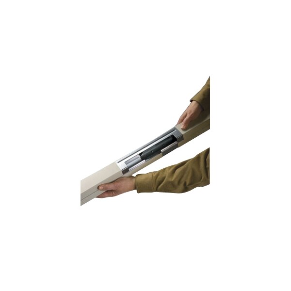 Wiremold 10' 5" POWER POLE STEEL, 2 COMPARTMENT WIRED W/2-20A - 124001