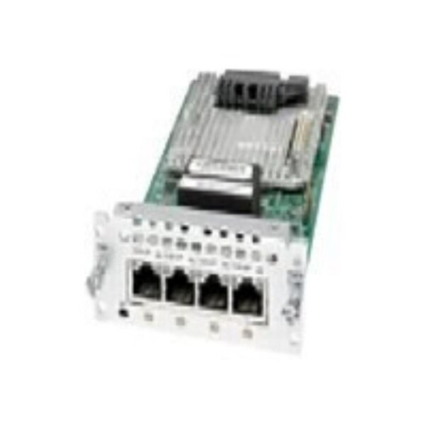 Cisco-Hw Routers L-M NIM-4MFT-T1-E1 4 Port Multiflex Trunk Voice Clear Channel Data T1 -E1 Module - NIM-4MFT-T1/E1=