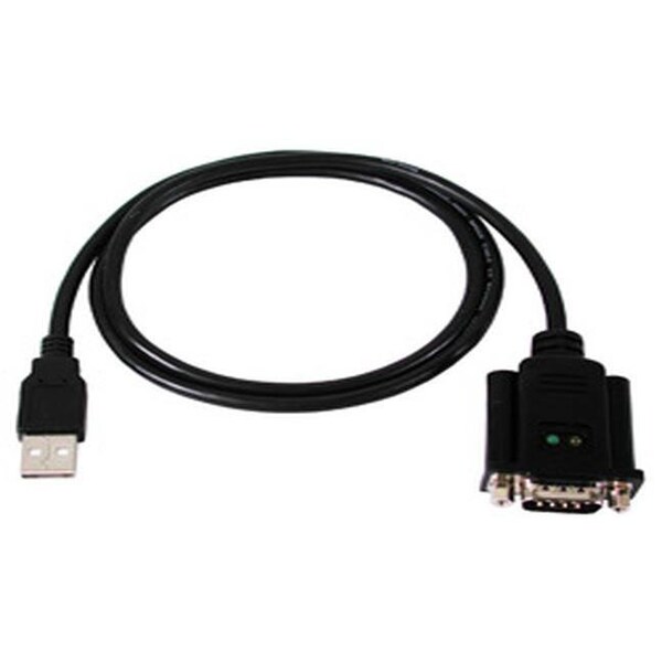 Antaira Industrial USB to 1-Port RS-232 Converter *with TX/RX LED Indicators 80cm/2.6ft - UTS-1110A