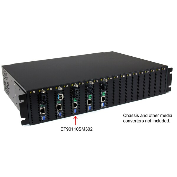 Startech.Com 10/100 Mbps Single Mode Fiber Media Converter SC 30 km - ET90110SM302