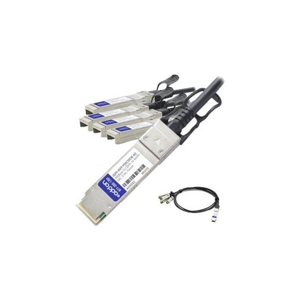 Add-On Addon Msa And Taa Compliant 40Gbase-Cu Qsfp+ To 4Xsfp+ Direct Attach - QSFP-4SFP-PDAC50CM-AO