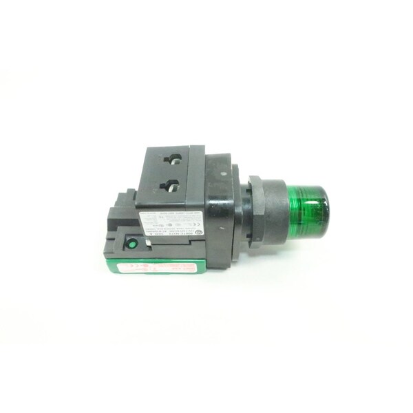 Botón pulsador iluminado verde 12-130V-CA 12-130V-CD - 800H-QRBH2GAP de Allen Bradley.