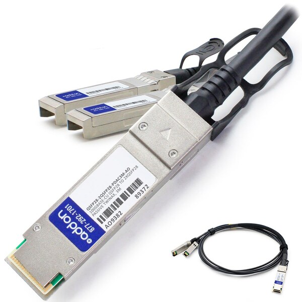 Add-On Addon Msa And Taa Compliant 100Gbase-Cu Qsfp28 To 2Xqsfp28 Direct - QSFP28-2QSFP28-PDAC3M-AO