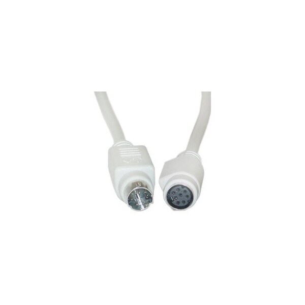 Swe-Tech 3C Apple Serial extension cable, MiniDin8 Male to MiniDin8 Female, 8 Conductors, 6 foot - FWT10M3-04206