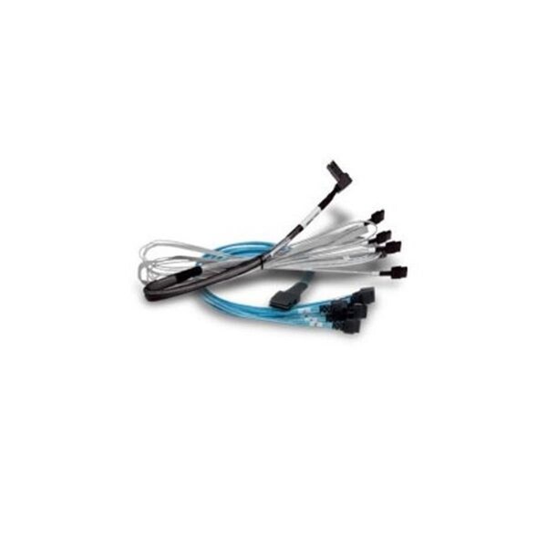 Pulse Radar 2 x 4 in. Broadcom x8 SFF-8654 to SFF-8643 SAS 1m Cable, Black - PU3344642