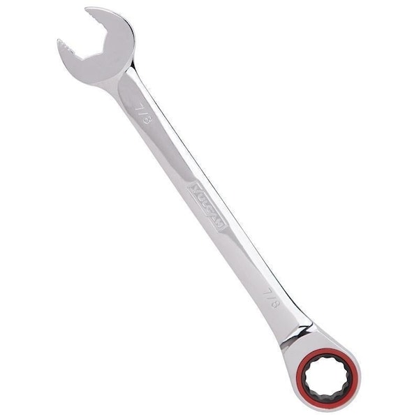 Llave Combinada Vulcan, SAE, Cabeza de 7/8 pulgadas, Acero Vanadio Cromado, Espejo Pulido - PG7/8