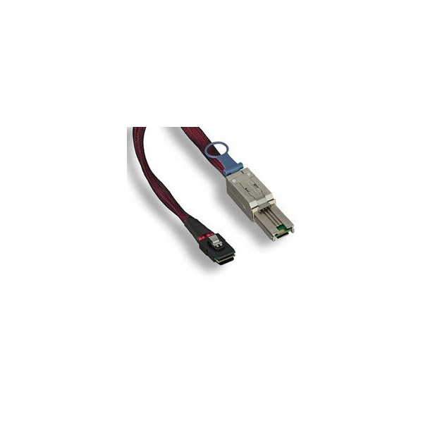 Swe-Tech 3C SFF8087 Internal to SFF8088 External Mini-SAS Cable, 6Gbit, SFF8087 male to SFF8088 male, 2m - FWT23SA-02301