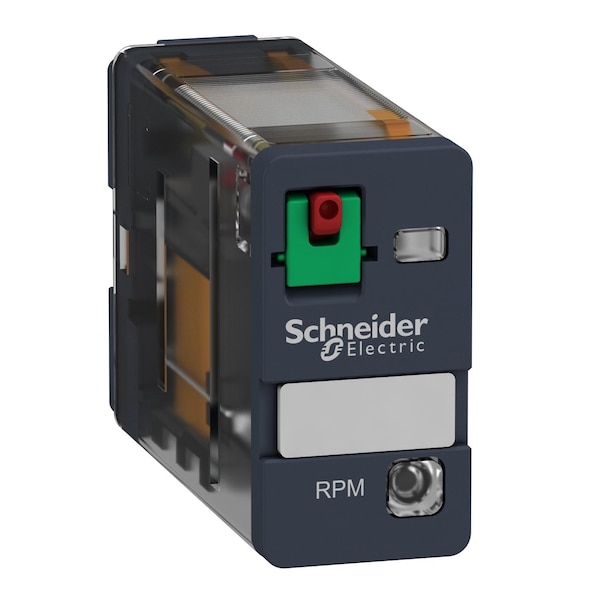 Relevador de enchufe eléctrico Schneider Electric, 15 A, 1 contacto normalmente abierto, con LED, 230V de voltaje de bobina de CA, 1 contacto normalmente abierto - RPM12P7
