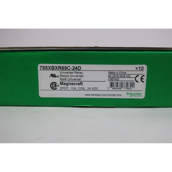 Relé para chasis 24VDC de Schneider Electric - 788XBXR69C24D - 788XBXR69C-24D