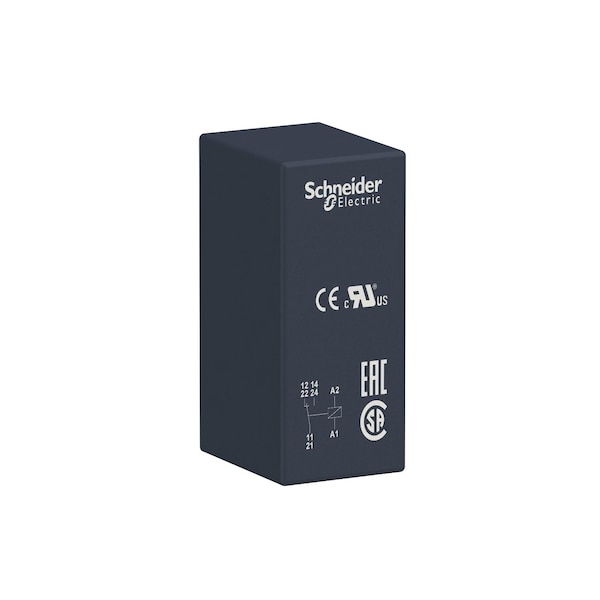 Interfaz de relé enchufable, 16 A, 1 NC, 24, 24V AC Coil Volts, 1 NA - RSB1A160B7
