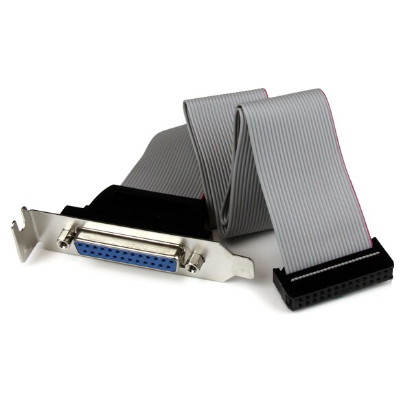 Startech.Com LP 16in DB25 Parallel (F) to IDC 26 Pin Header Slot Plate - PLATE25F16LP