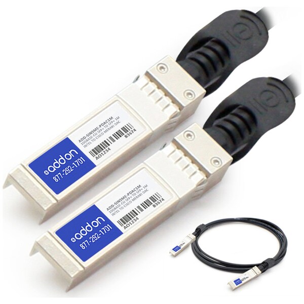 Add-On Intel Xdacbl1M/Cisco Ma-Cbl-Ta-1M Comp - ADD-SINSME-PDAC1M