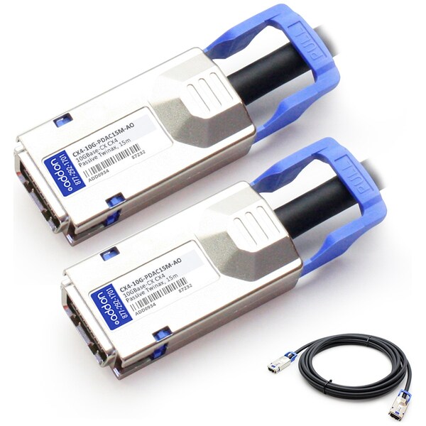 Add-On Addon Msa And Taa Compliant 10Gbase-Cx Cx4 Direct Attach Cable - CX4-10G-PDAC15M-AO